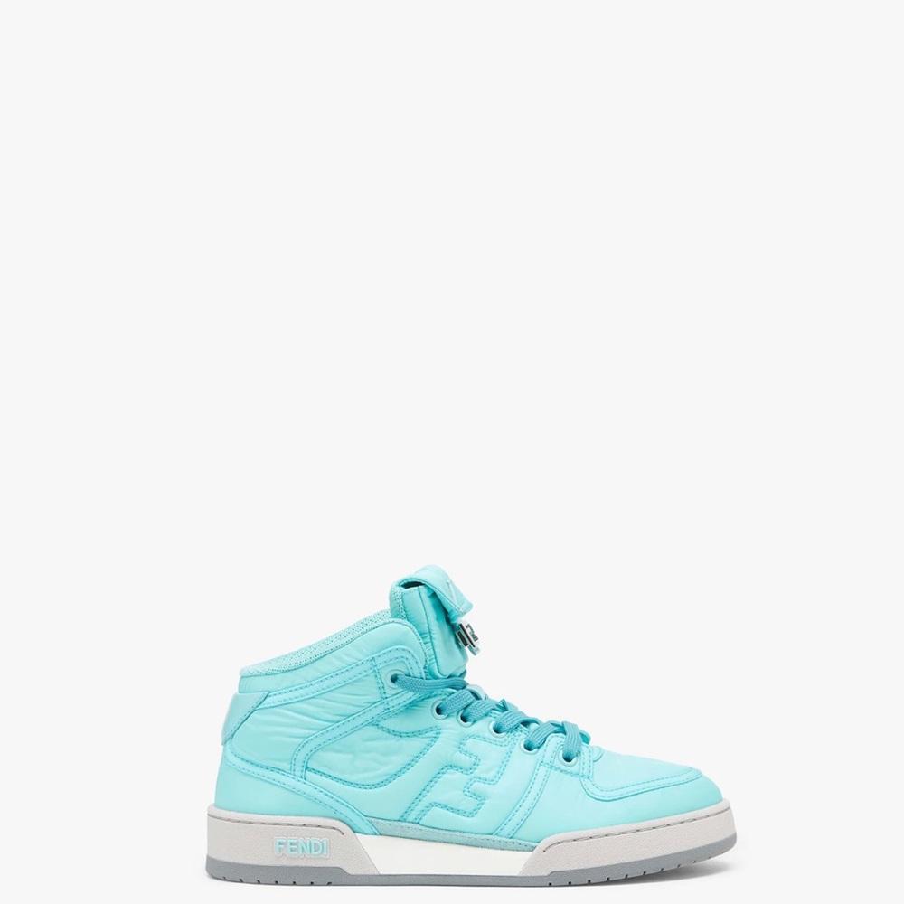 Fendi Match
Turquoise nylon high-tops - Picture 2 of 11